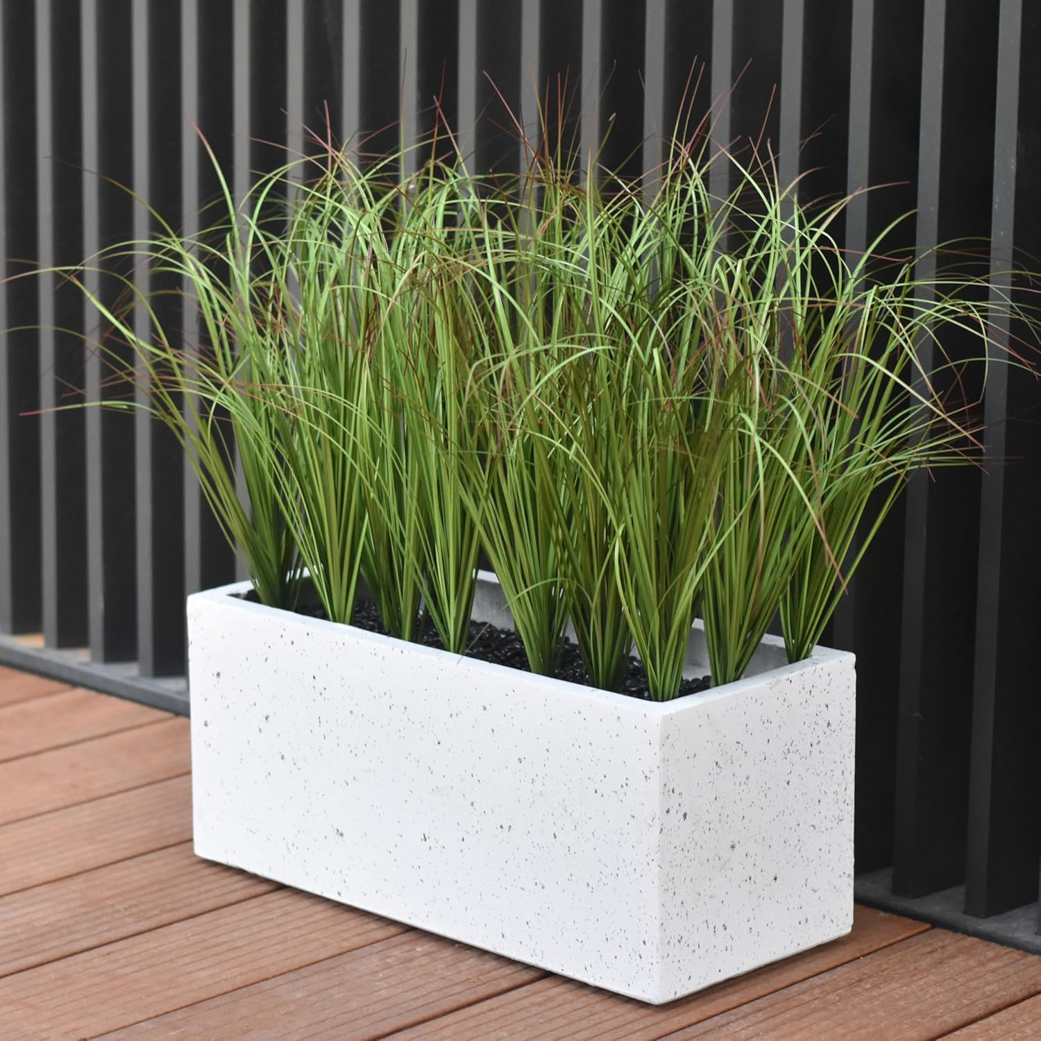 8PCS Artificial Plants, Shrubs Wheat Grass Greenery Stems for Home Decor, Fake T
