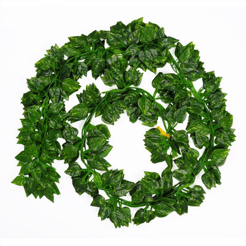 200cm Artificial Green Leaf Ivy Vine Hanging Decor For Indoor Home Ornament NEW
