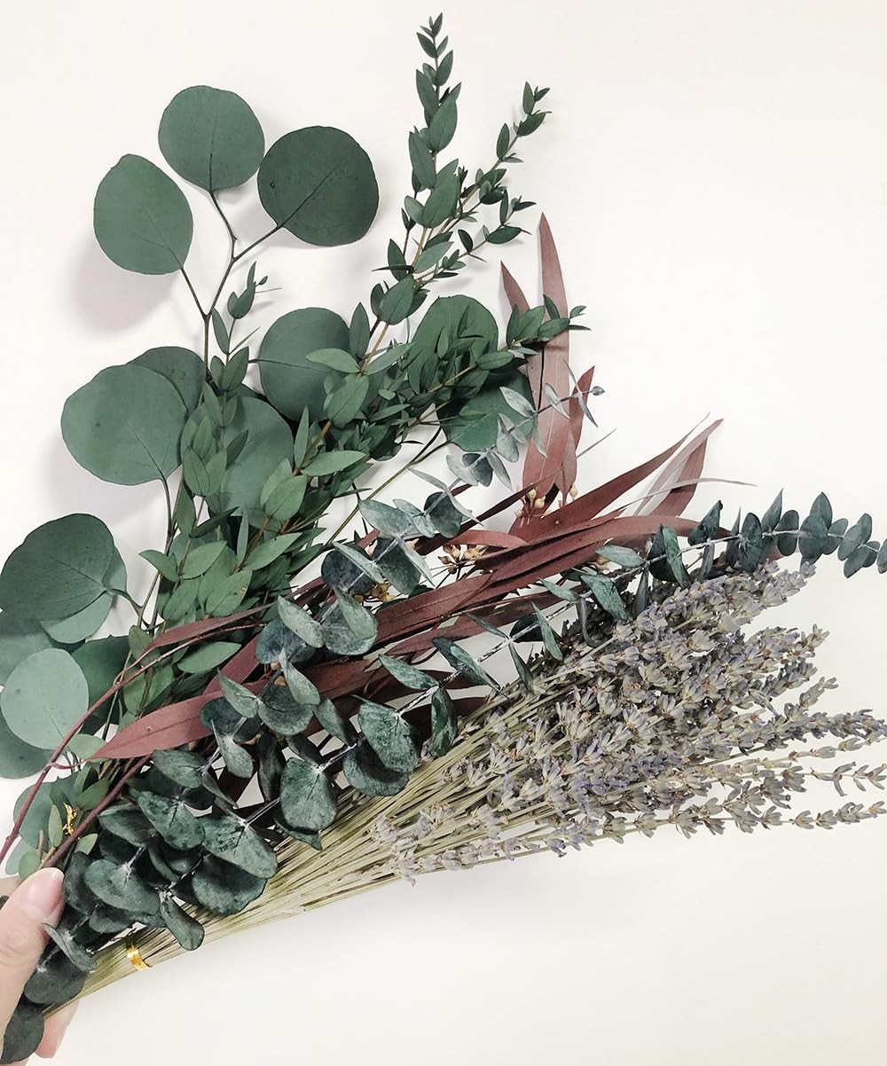 Natural Dried Flower Rack, Dried Flower Wall Hanging for Boho Farmhouse Wall …