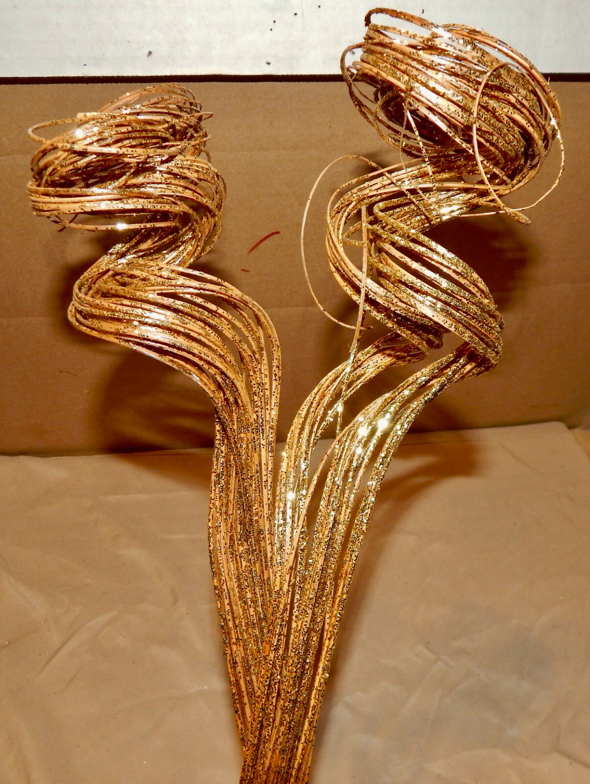 Stems Picks Flowers Glitter You Choose Color Golden Traditions 24″ x 5″ 229D