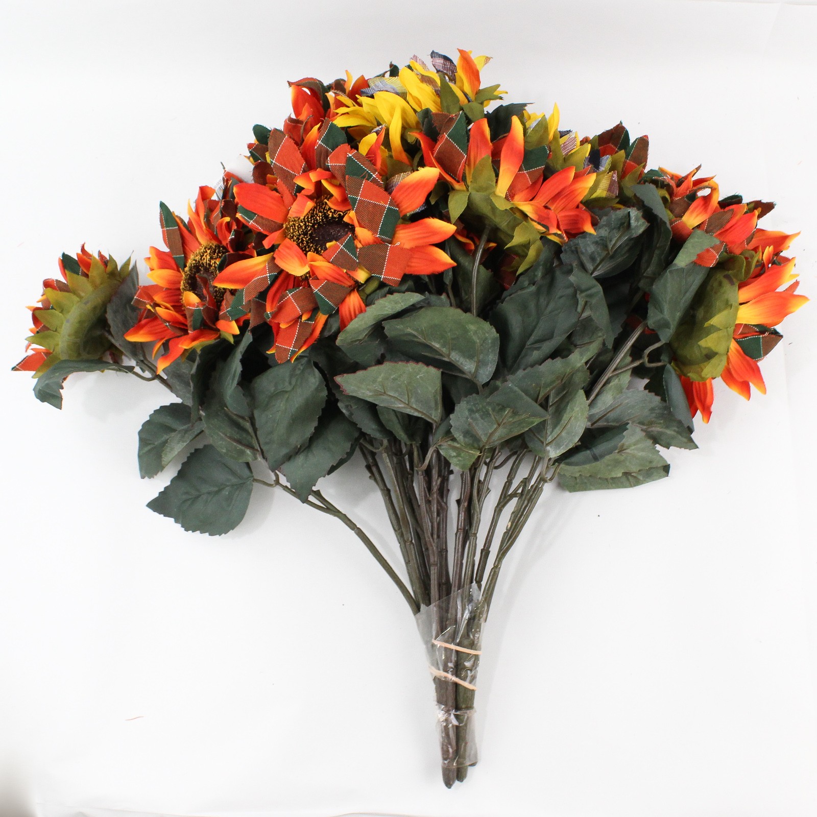 Lot of 3 Blooming Autumn Artificial Bouquets Indoor Floral Decor
