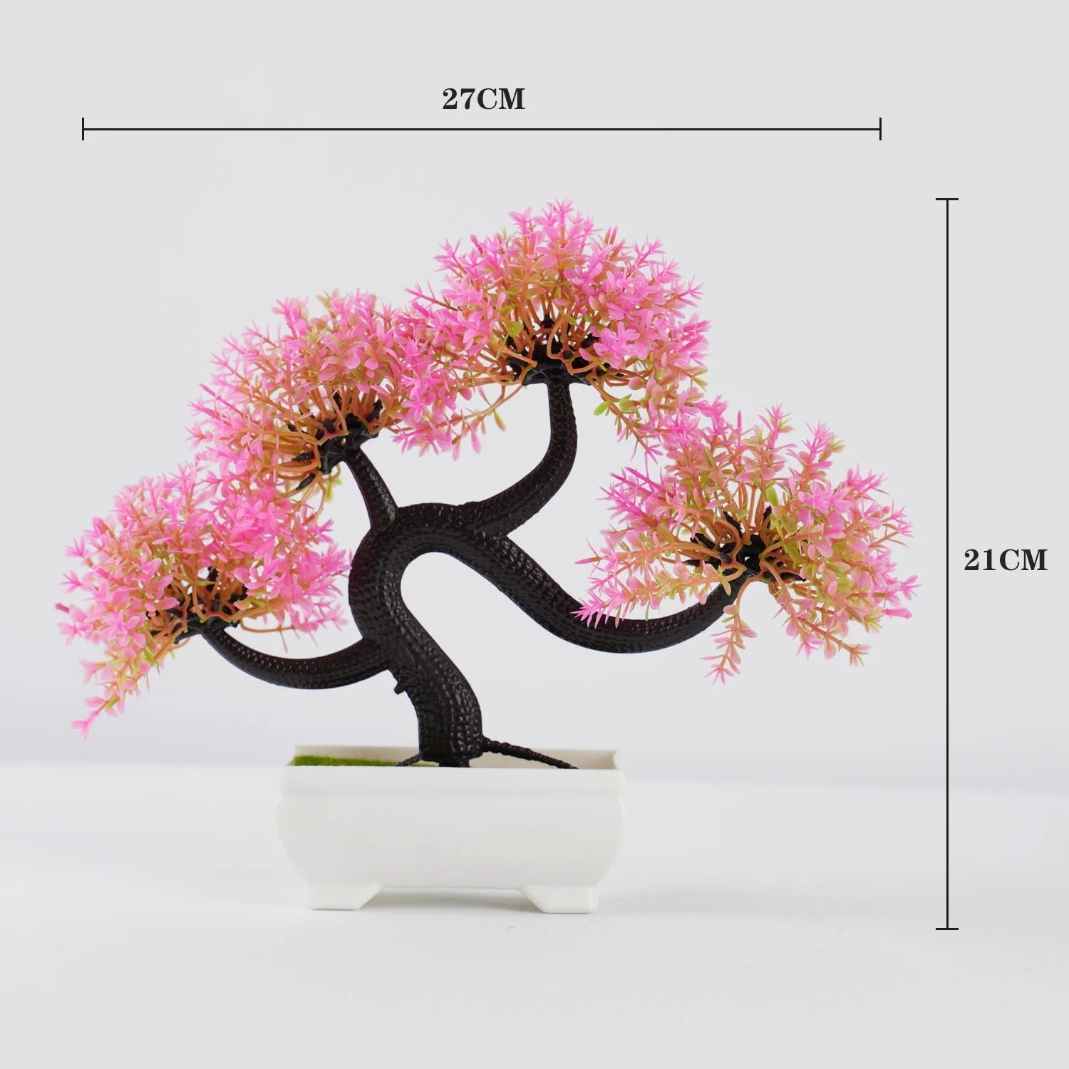 Artificial Bonsai Tree – Fake Potted Plant for Home, Office & Garden Decor
