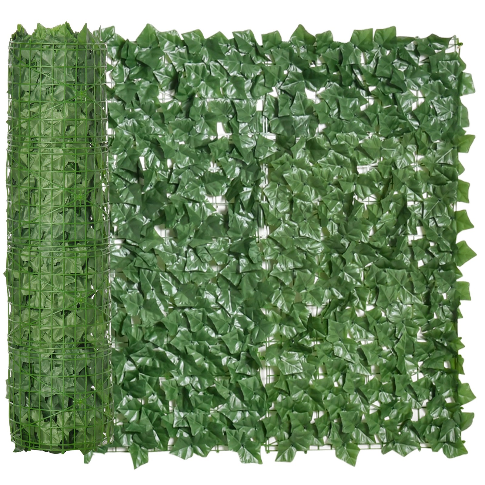 Artificial Ivy Vine Privacy Fence Screen, Faux Hedge Leaf, Outdoor Garden, Porch