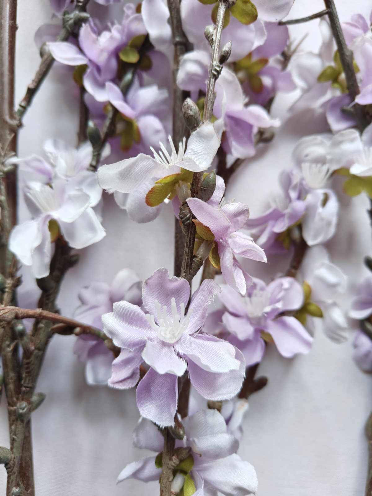 5Pcs Artificial Cherry Blossom Flowers 43 Inch Long Stem Cherry Blossom Lilac