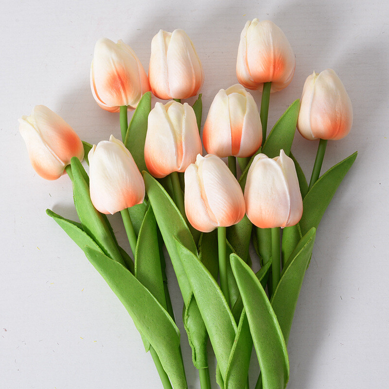 New Plastic Tulips Art Artificial Flowers For Home Decor Wedding Party Ceremony