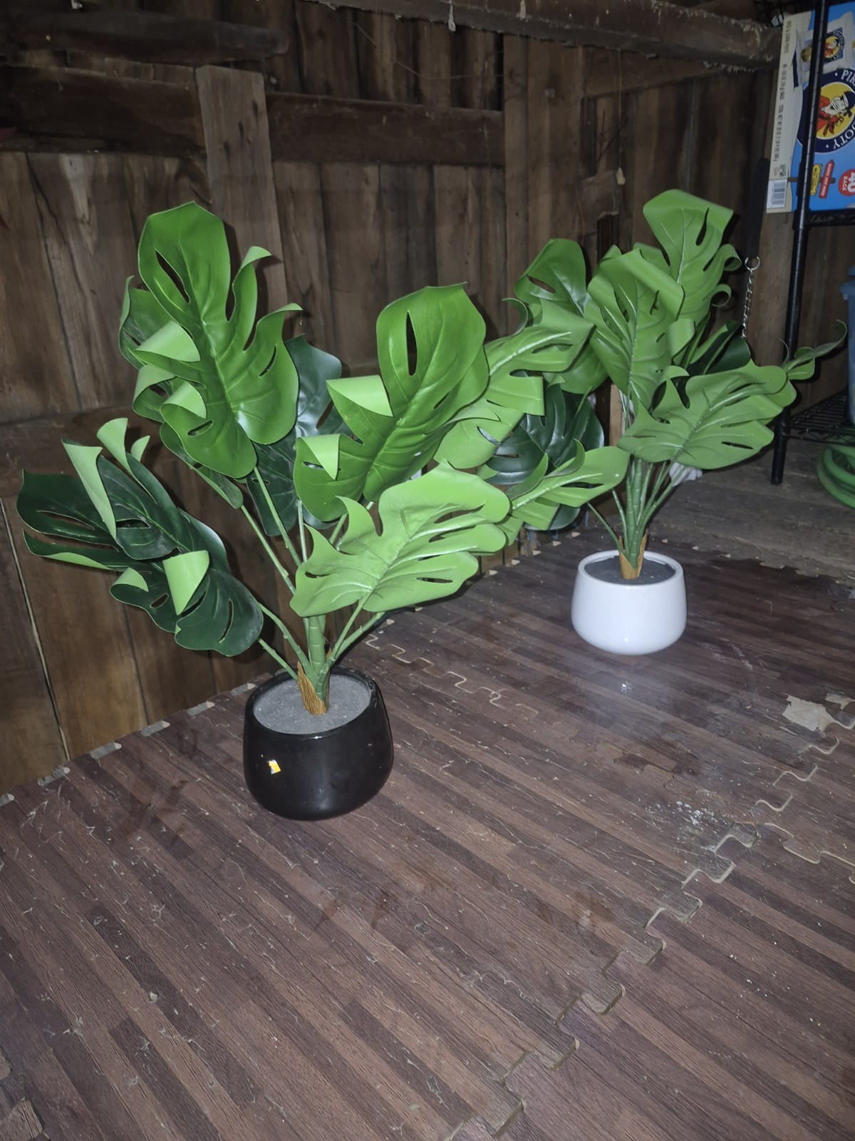 NWOT Faux Potted Artificial house or Office Fake Monstera lDeliosa Plants