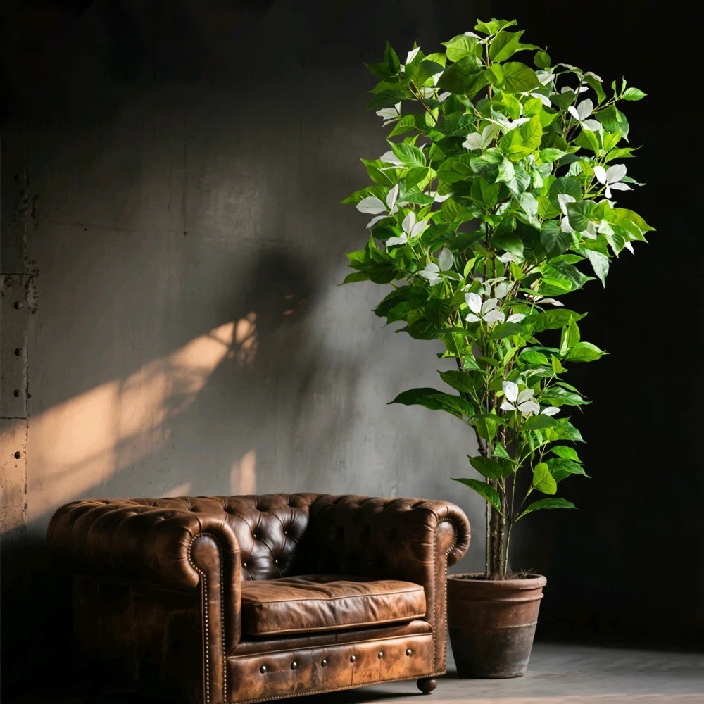 Artificial Ficus Tree Large Fake Banyan Plant Indoor Outdoor Home Garden Decor