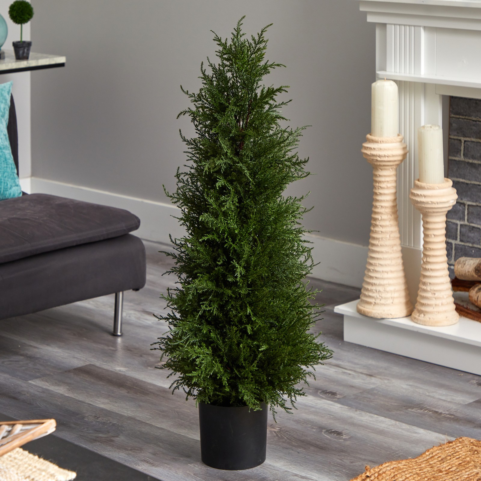 Nearly Natural 42″ Cedar Tree in Green