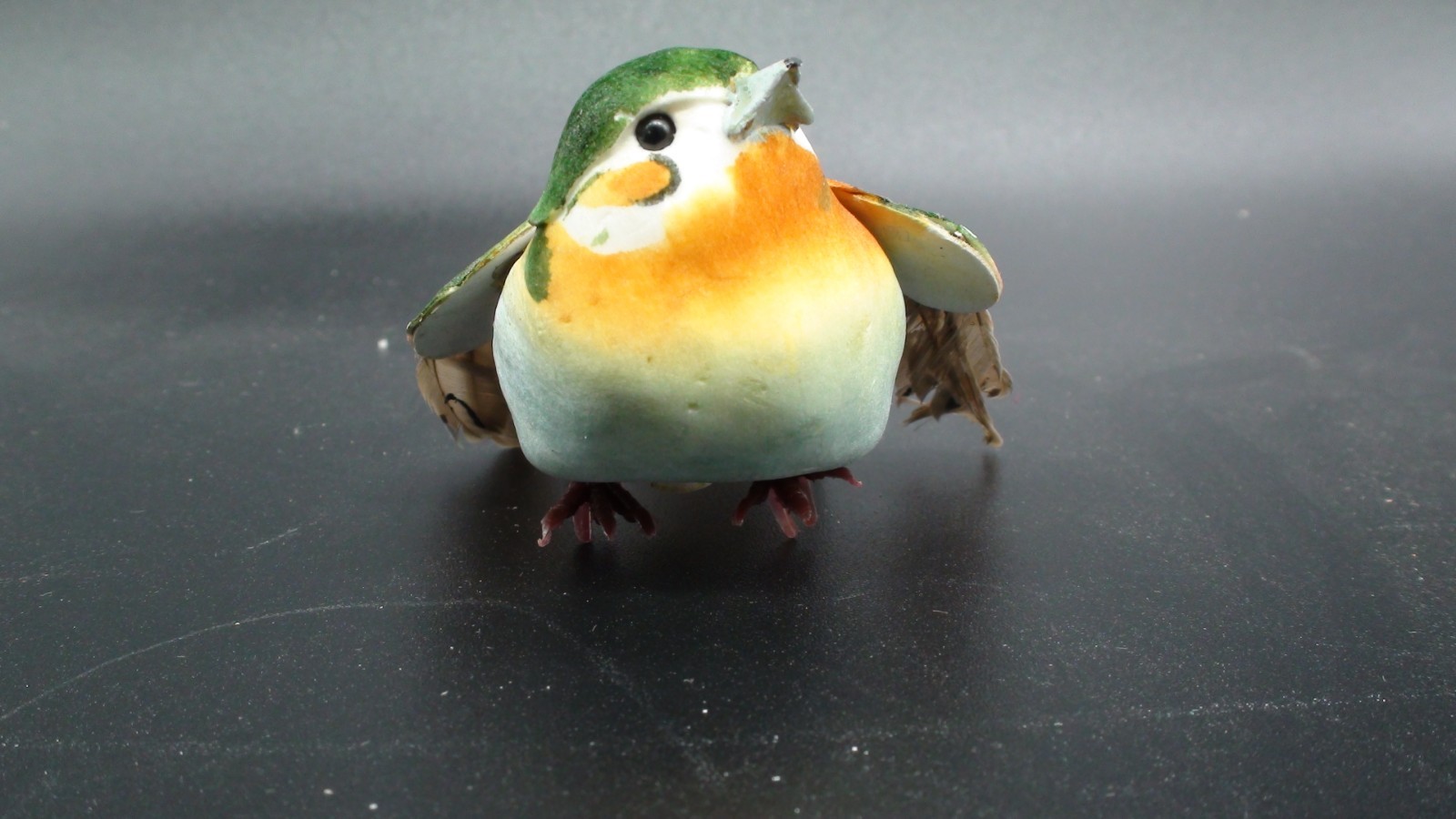 Set of 1 2 Artificial Birds for Decoration, Floral Arrangements with wires. #33