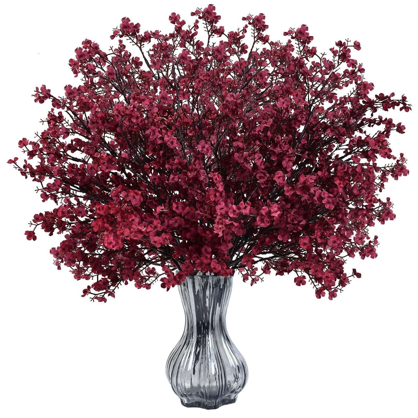 3/5Pcs Artificial Baby Breath Flowers Faux Gypsophila Wedding Home Decor
