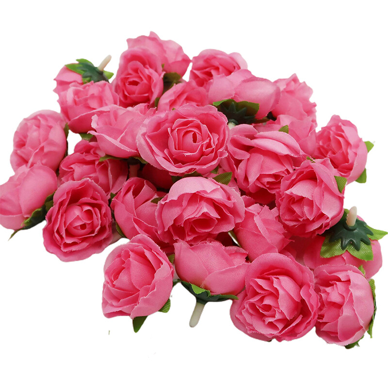 50 Heads Artificial Silk Fake Large Peony Flowers Hydrangea Wedding Party Decor