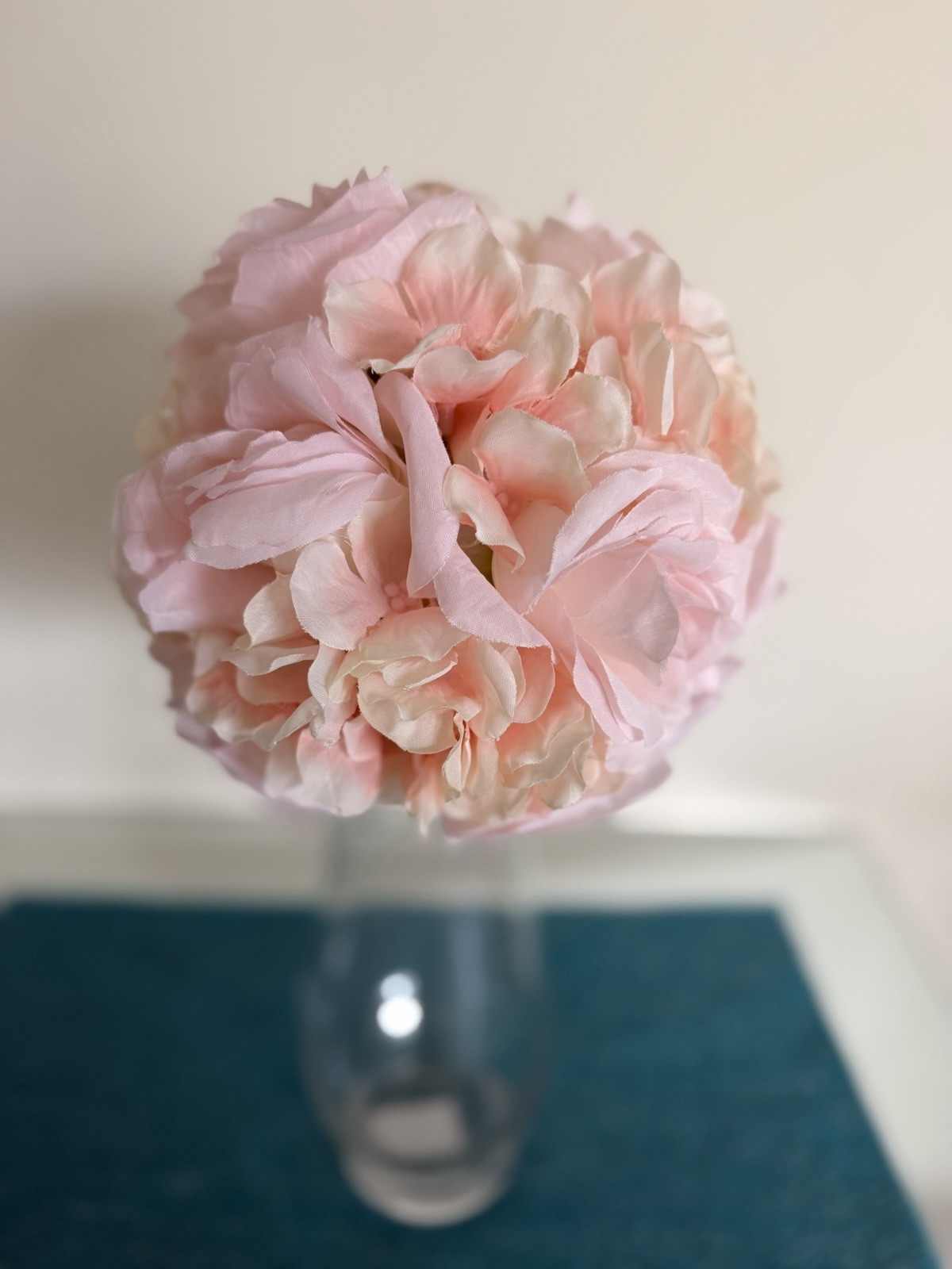 Flower Bouquet White And Pink Floral Decor. Weddings, Flower Girls, Parties. ￼