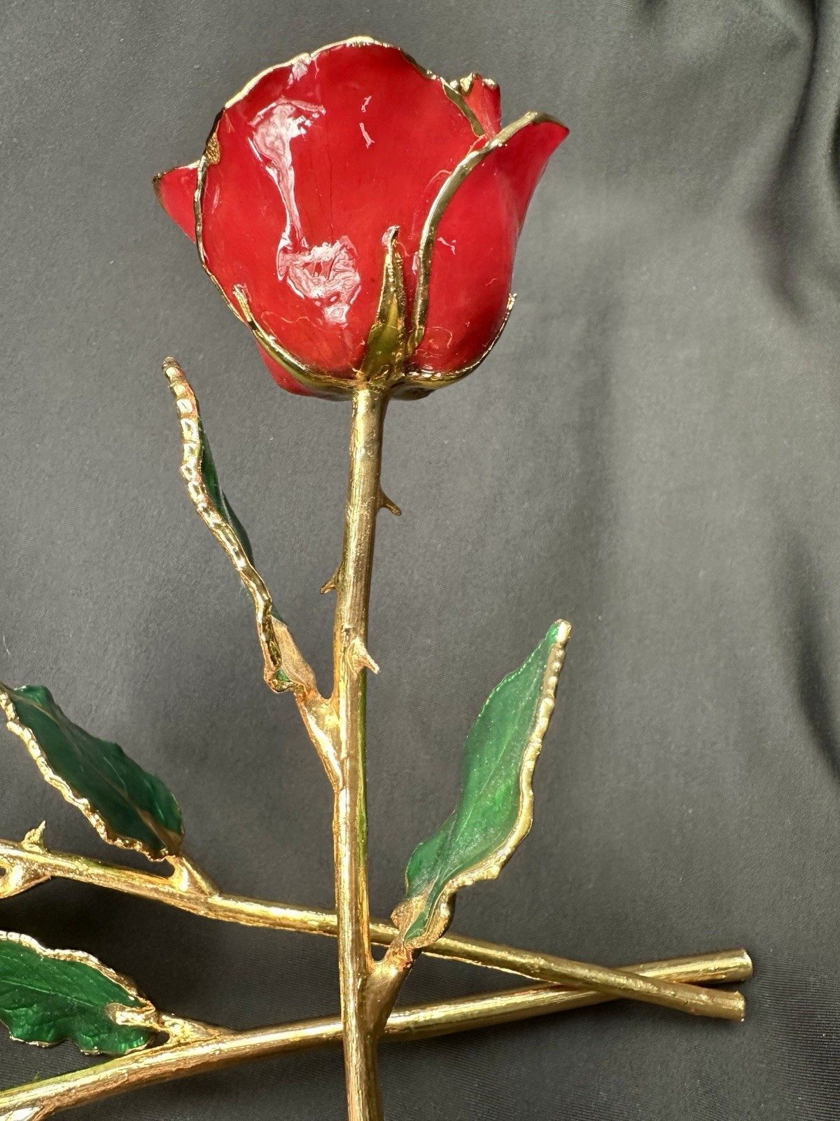 The Forever Rose 11” Real Rose Dipped in 24K Gold Valentines Day Gift – Lot Of 3
