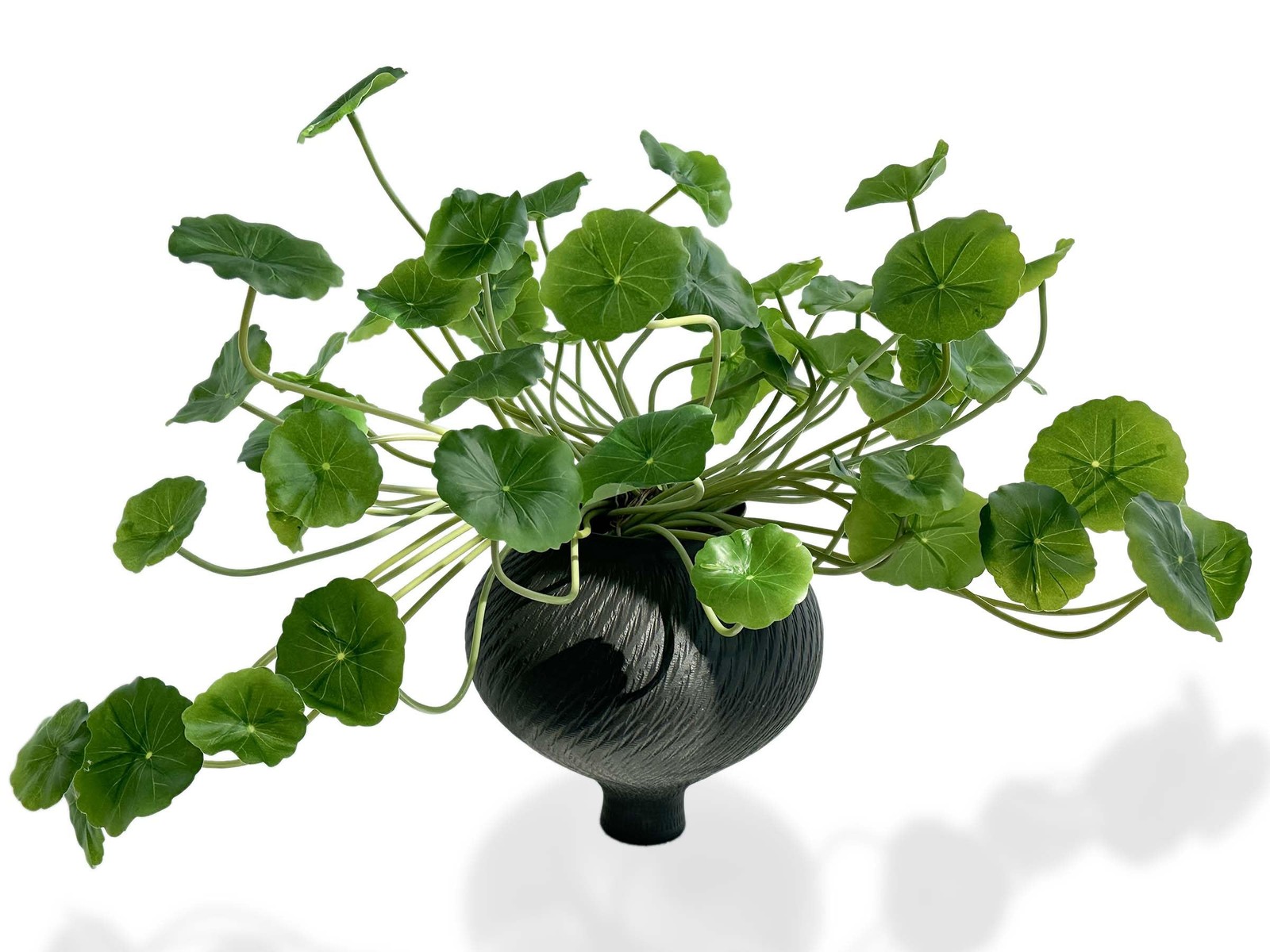 3pcs Small Fake Lotus Plants with Roofs and Leaves, Faux Greenery Stems for V