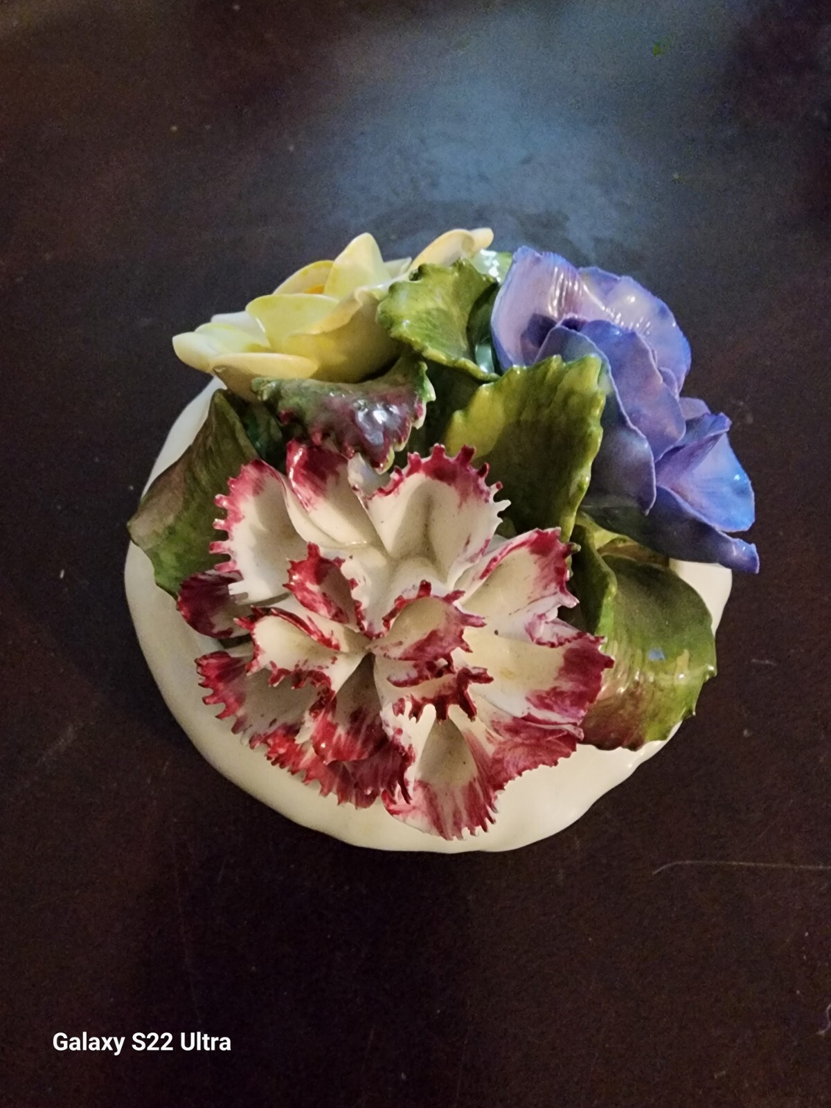 155. Bone China Flower Arrangement By Aynsley, England
