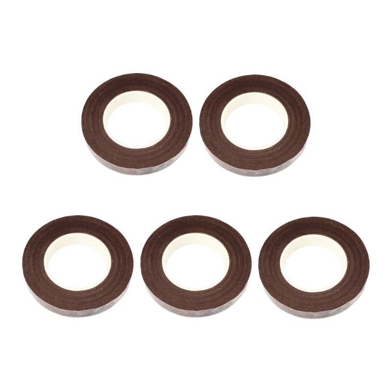 5 Rolls Artificial Flower Stem Wrap Tape for Arrangements and Decorating
