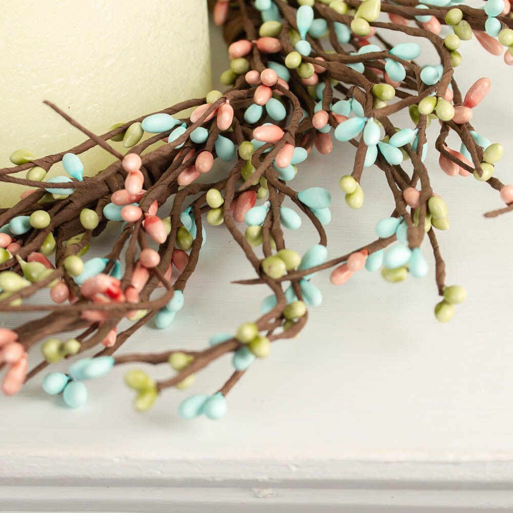 Factory Direct Craft Spring Pip Berry Wreath