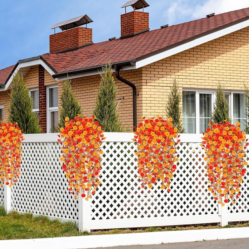 77 25cm Artificial Eucalyptus Vine with Morning Glory for Mantel Decor