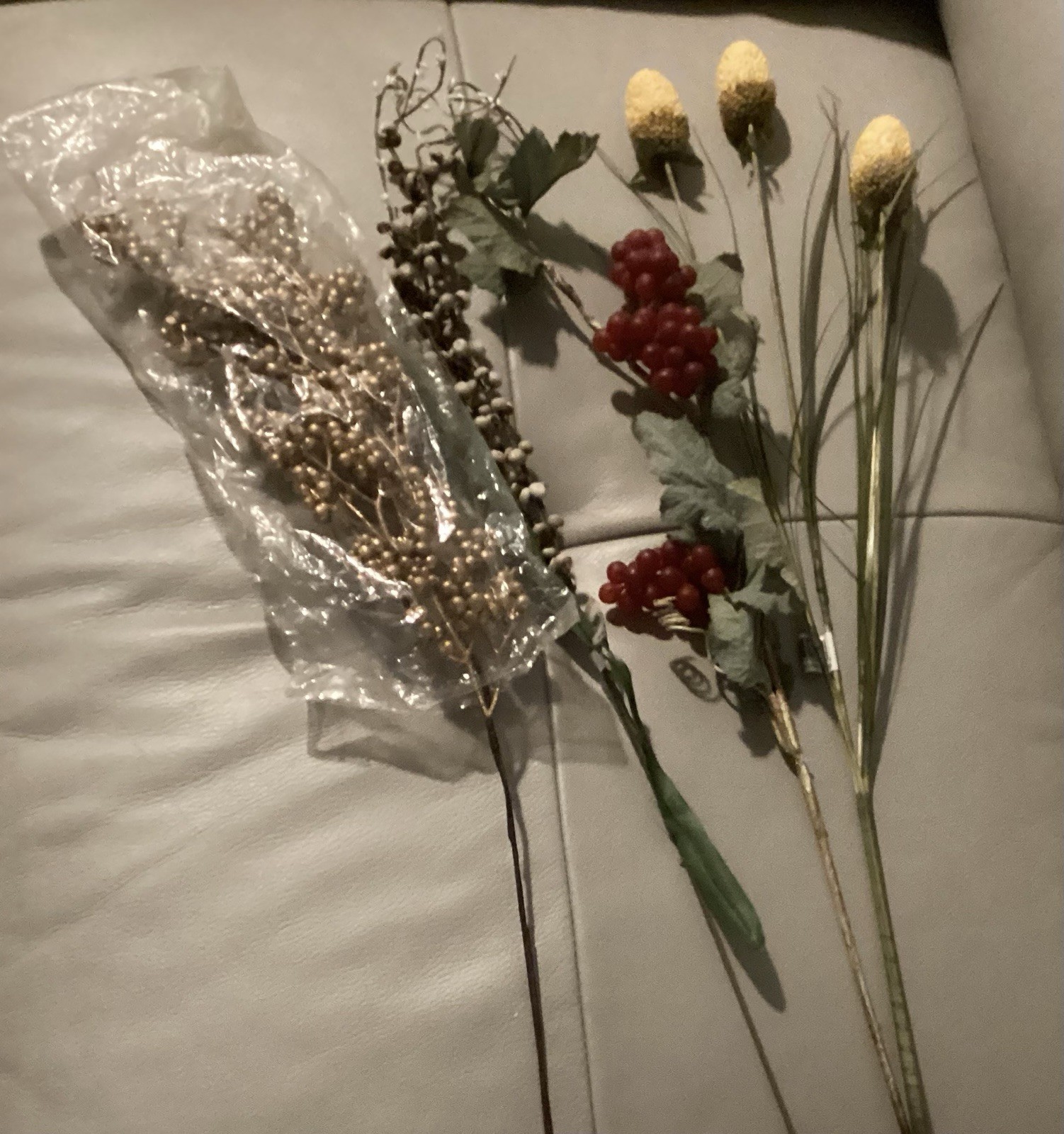 Artificial Flowers Lot Of 37 Pieces – Mixed Variety & Colors for Decor