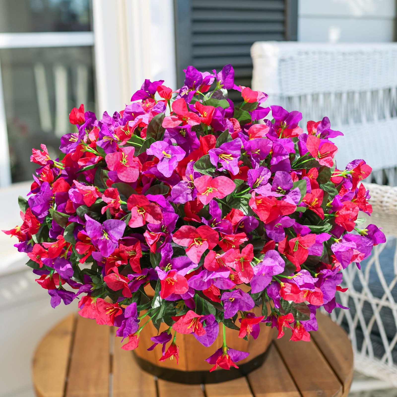 Ivydale Artificial Flowers for Outdoors Fake Bougainvillea Spring Summer Outs…