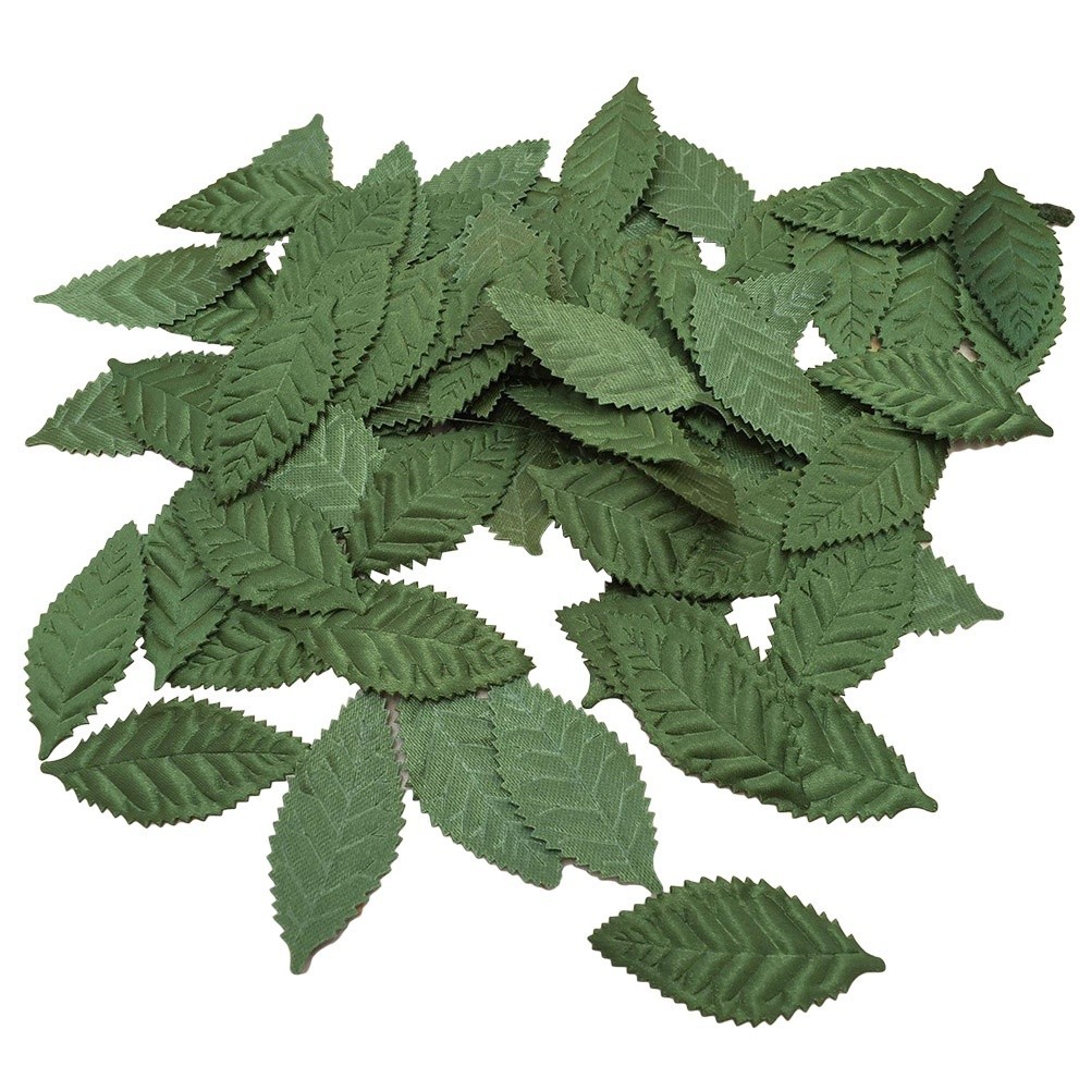 100 Pcs Fabric Artificial Silk Leaf DIY Garland for Wedding Party Decoration