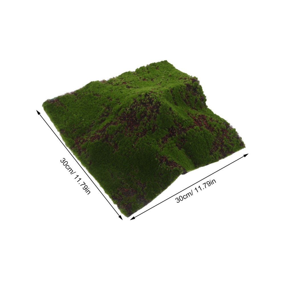 Artificial Green Moss Sheet for Craft Projects Indoor Outdoor Decoration