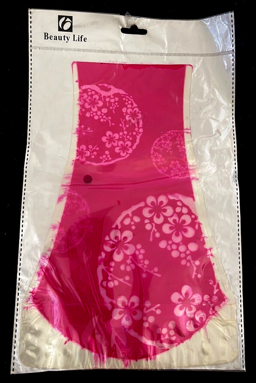 NEW 60 LARGE FOLDING PLASTIC VASES WHOLESALE TRANSPARENT ASSORTED/PATTERNS CLEAR