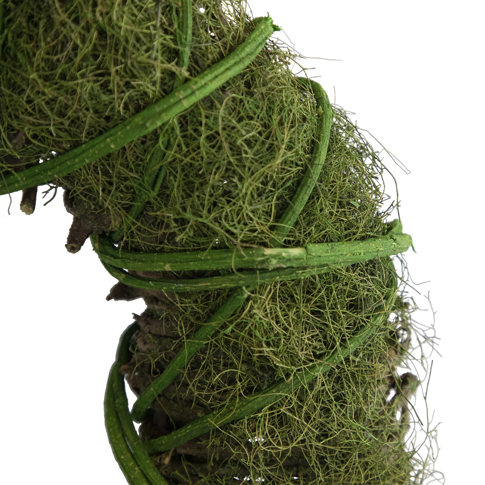 Northlight 15″ Green Moss and Vine Artificial Spring Wreath