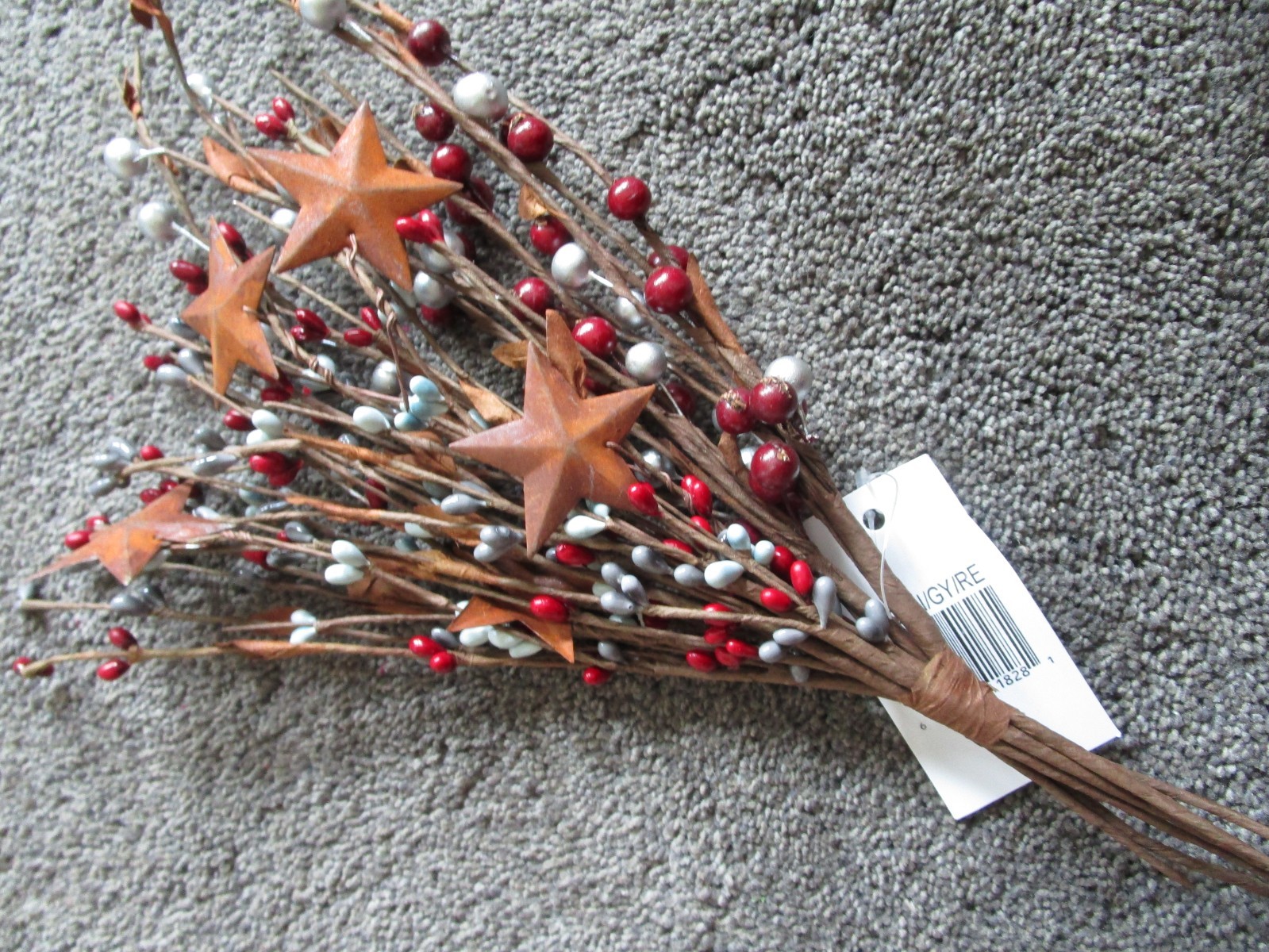 PIP Rice BERRY PICK RUSTY STARS 13″ SILVER, GRAY, RED, Scarlet Ohio State OSU