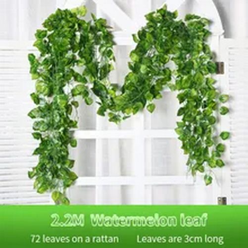 2.2m Artificial Ivy Leaves Garland Vine Creeper Plant Home And Garden Decor NEW