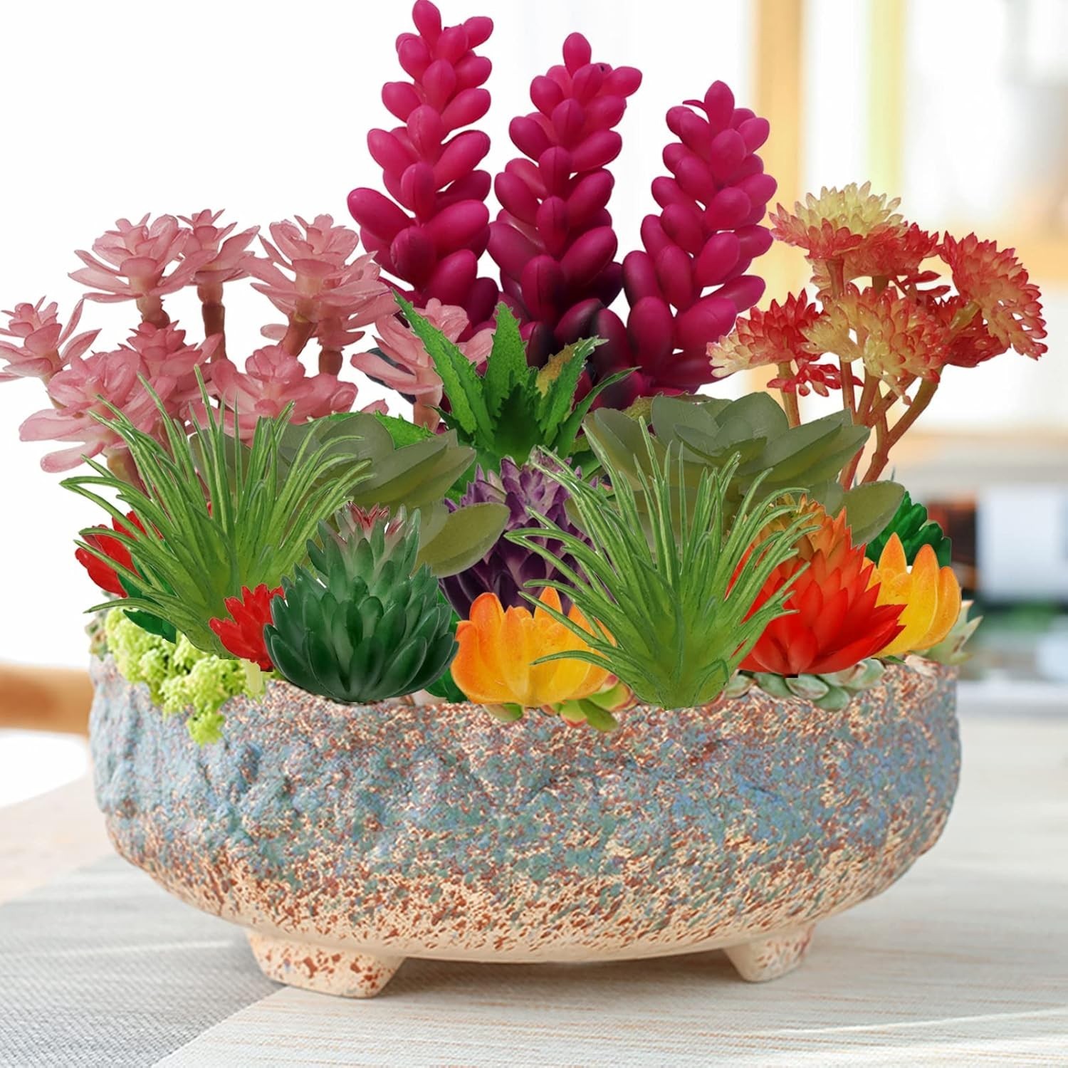 16/22 Pack Artificial Succulents Plants Unpotted Fake Succulents for Home Office