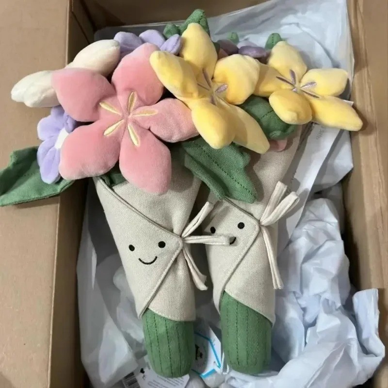 Plush Toy Bouquet of Flowers Toy Girls Birthday Gifts Doll New With Tag