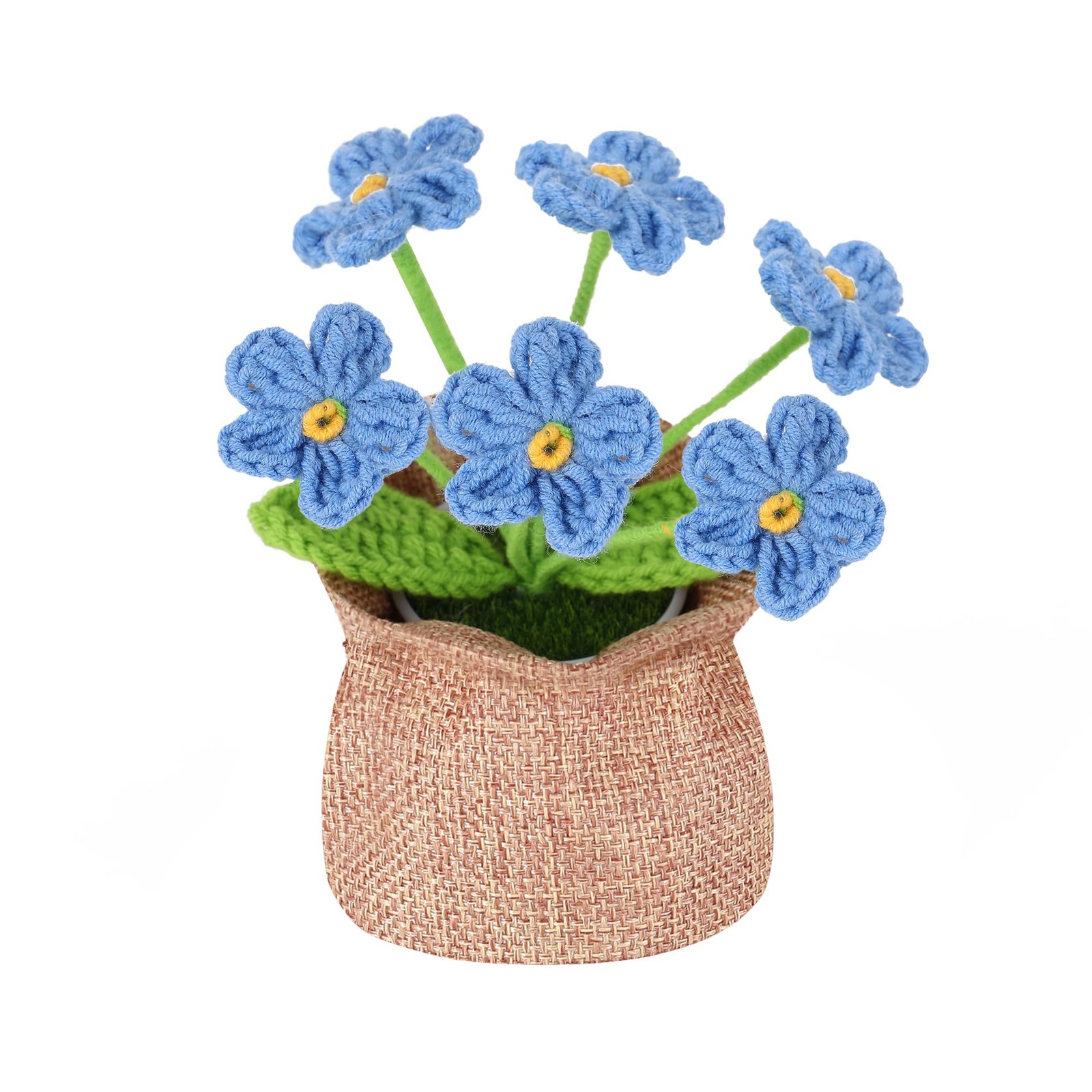 Crochet Flower Plant, Empathetic Flower Gift for Women Men, Perfect for Birt…