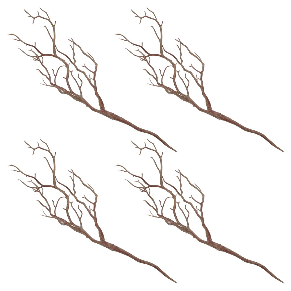 4 Pcs Branch for Vase Decor Decorative Branches Small Artificial
