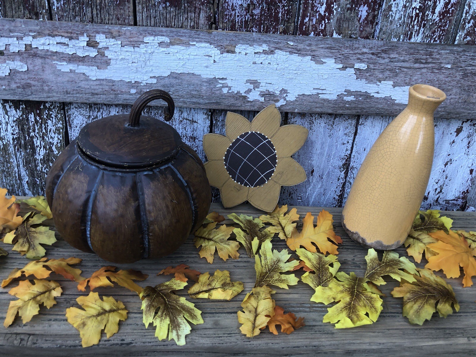 36 Sunny Ridge Oak Fall Leaves Autumn Artificial LOOSE in A BAG Wedding Decor