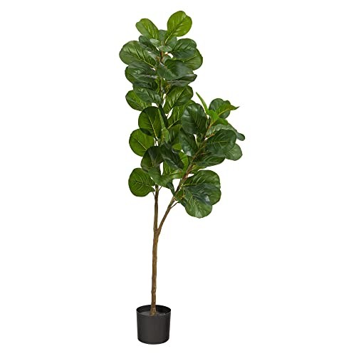 NEARLY NATURAL 5.5FT. FIDDLE LEAF FIG ARTIFICIAL TREE T2103-MB – Scratch & Dent