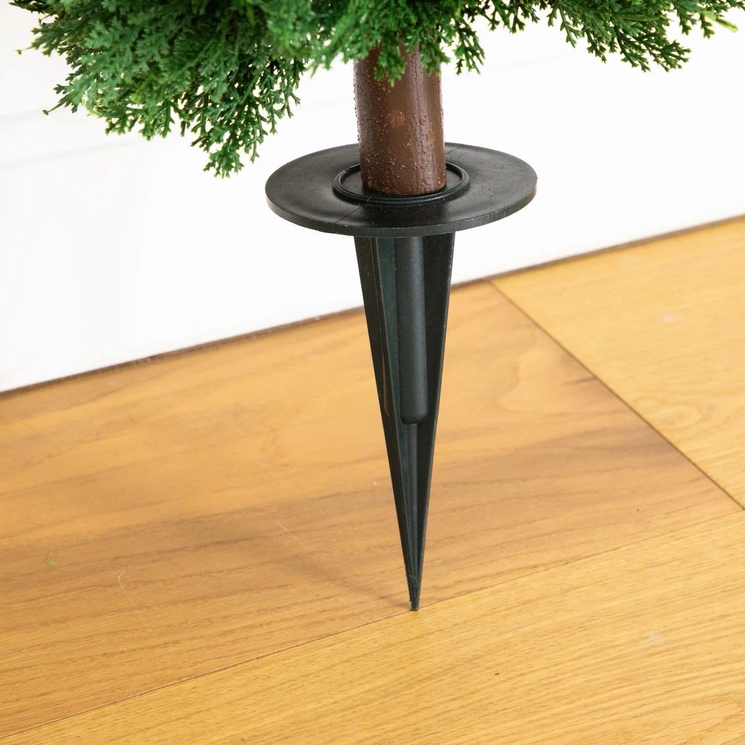 3′ Artificial Cedar Plant with Integrated Ground Stake UV Resistant Set of 2.