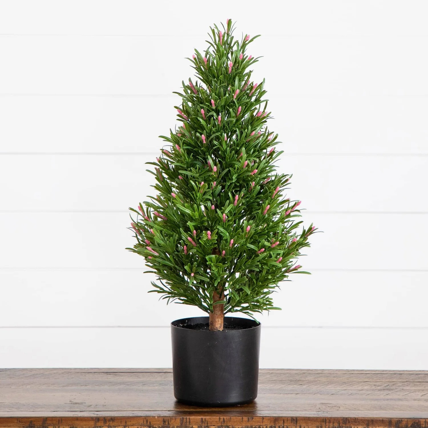 2′ UV Resistant Artificial Rosemary Cone Topiary Tree (Indoor/Outdoor)
