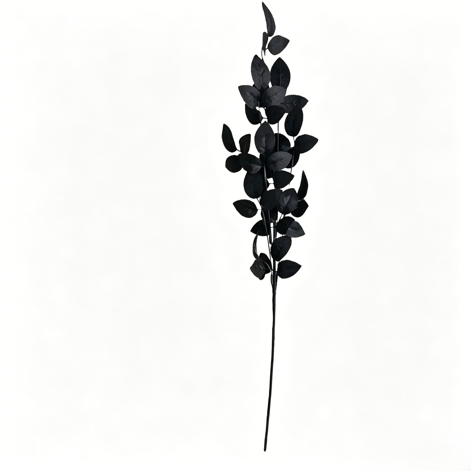 Black Artificial Leaves 70cm 75cm with Withered Branches for Halloween Styling