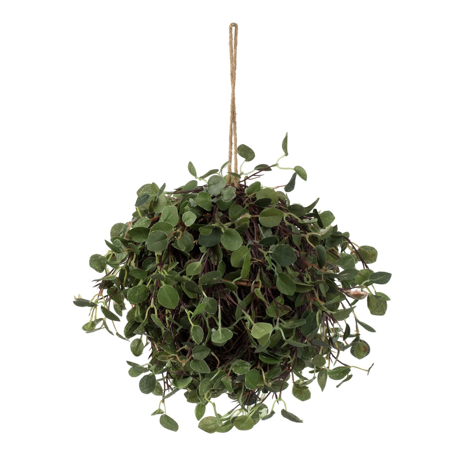 Vickerman 6″ Contemporary Plastic Artificial Angel Vine Kissing Ball in Green