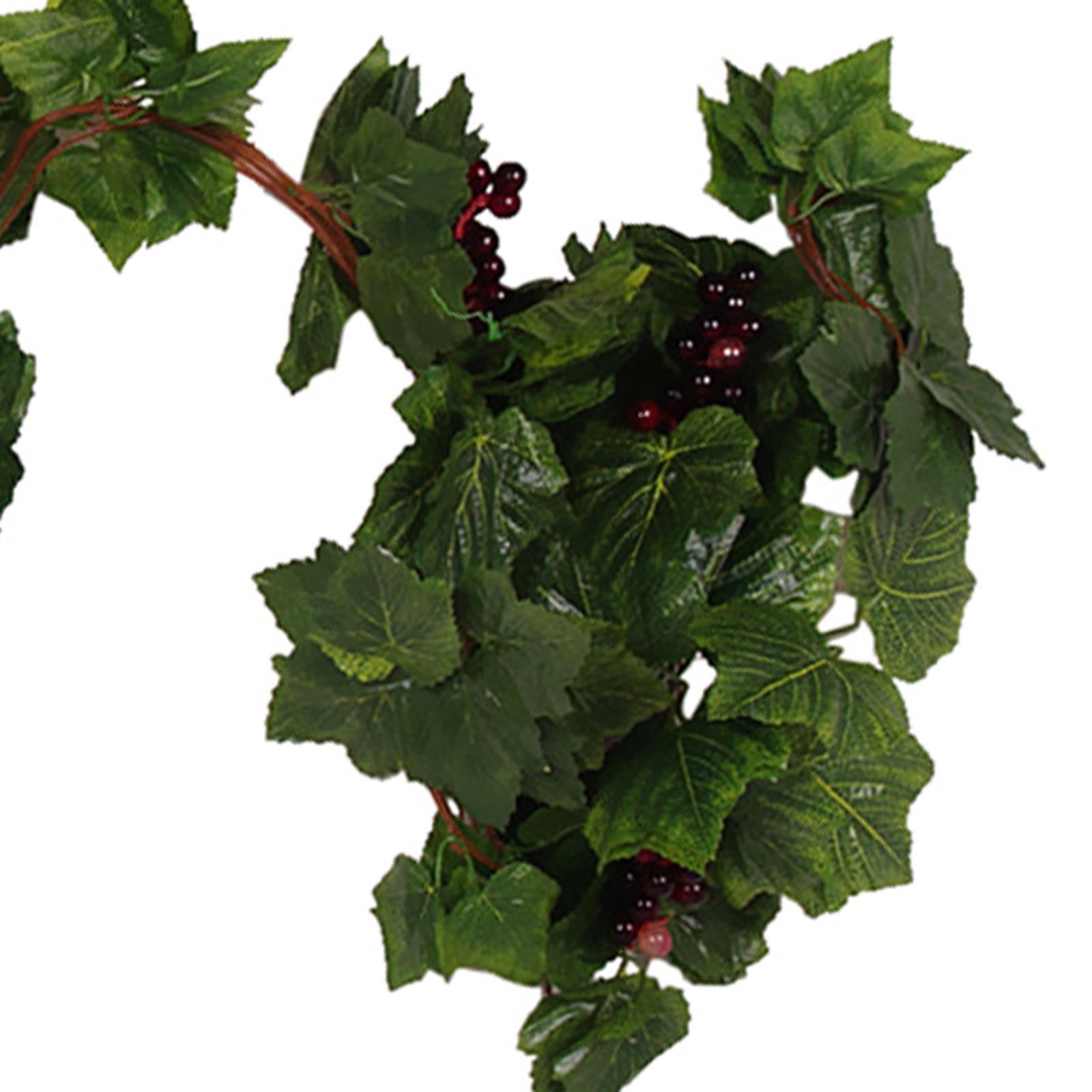 Artificial Silk Grape Vine Fruit Rattan with Grape
