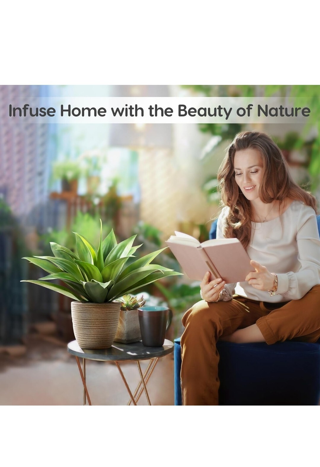Velener Artificial Agave Succulent Plant 28 Inches Big Size