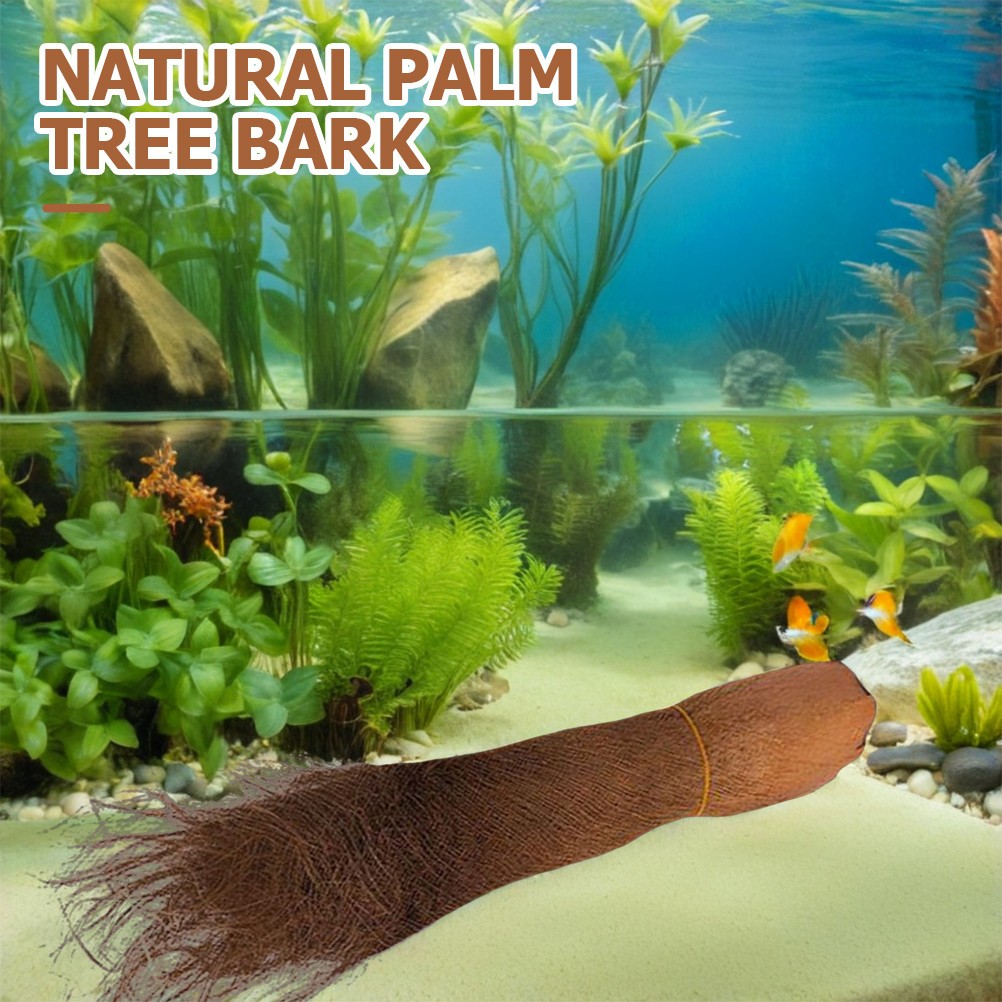 5 Sheets Brown Natural Palm Fiber Garden Decor for and Home Decorations