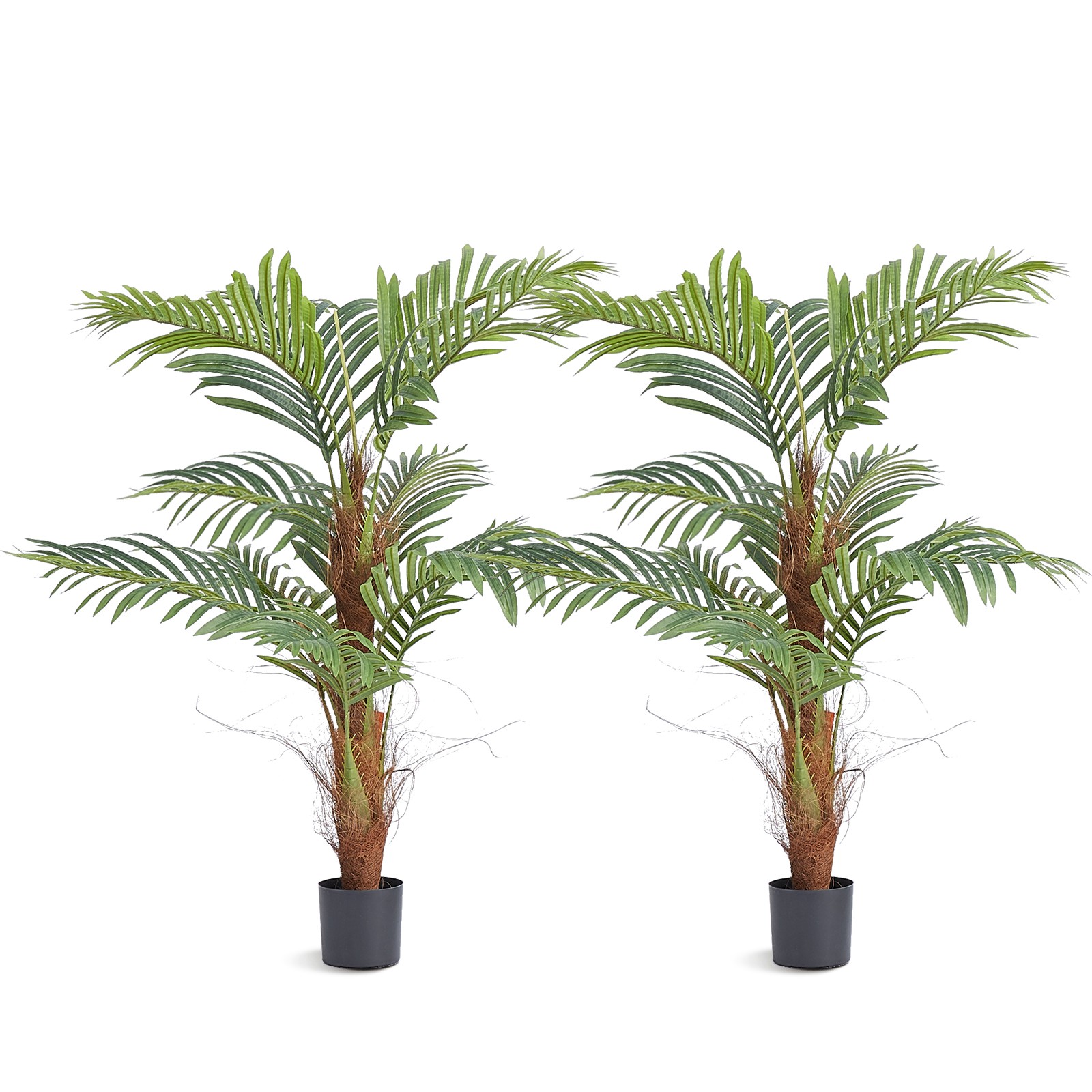 Uimoso 4 FT Artificial Areca Palm Tree Decorative Faux Plant for Indoor Spaces