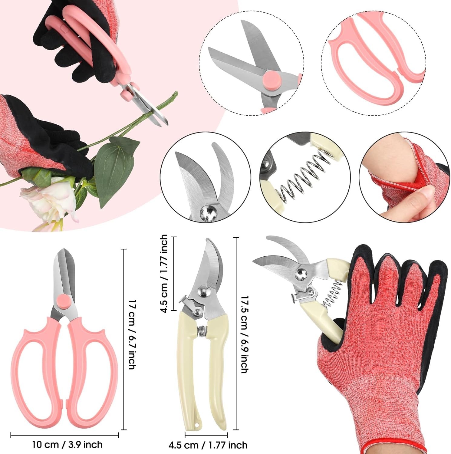 Gifts for Mom Women,121 Pcs Floral Arrangement Tool Kit, Rose Thorn Remover P…