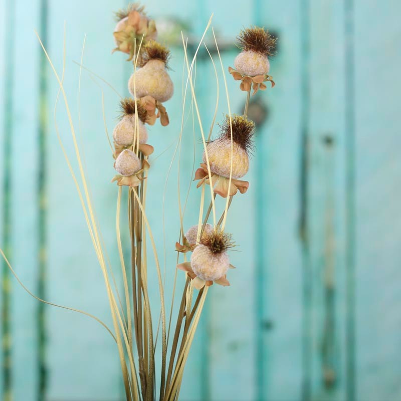 Dried Artificial Pomegranate and Grass Sprays
