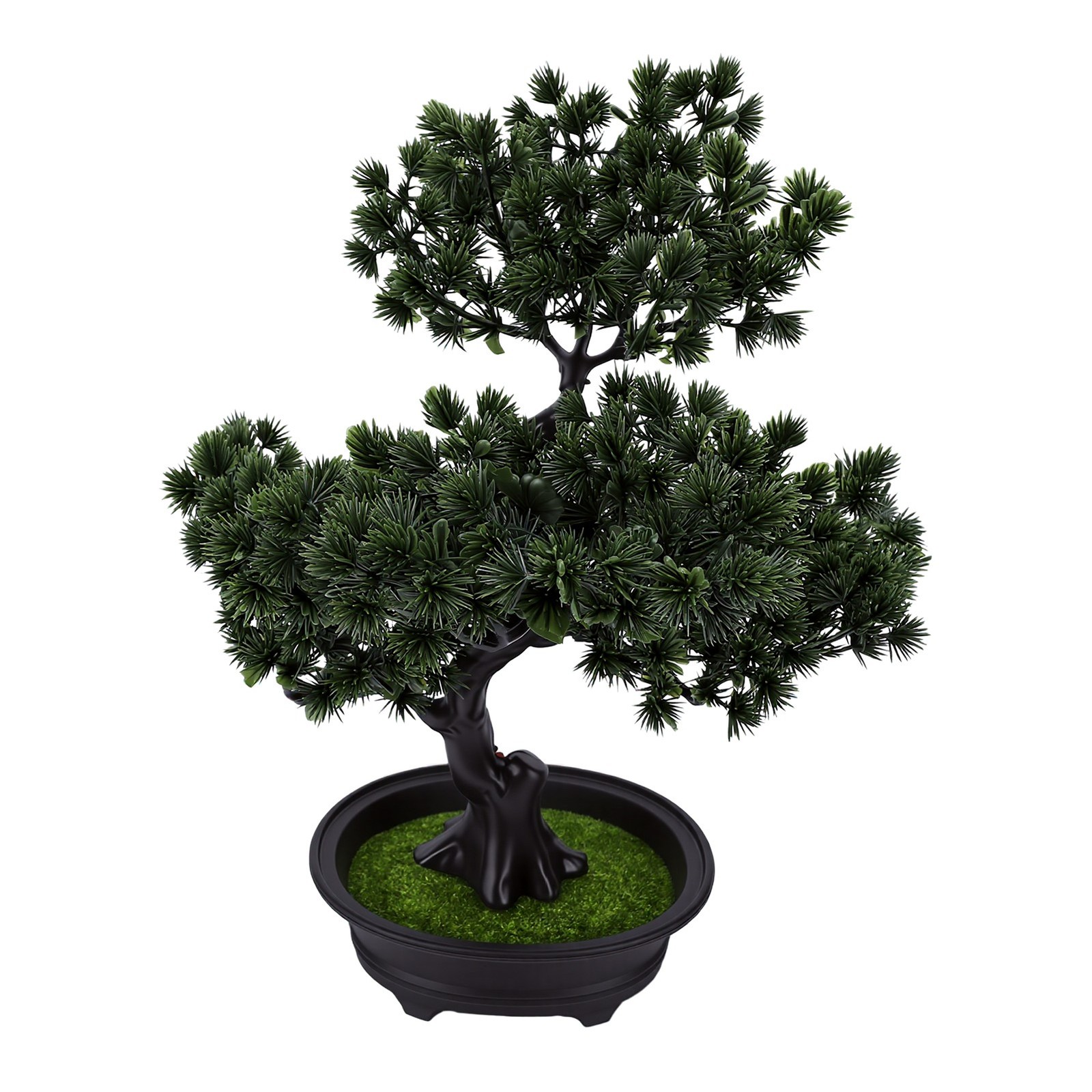 Artificial Bonsai Tree Indoor Small Fake Plant Faux Bonsai Tree Wi CHU