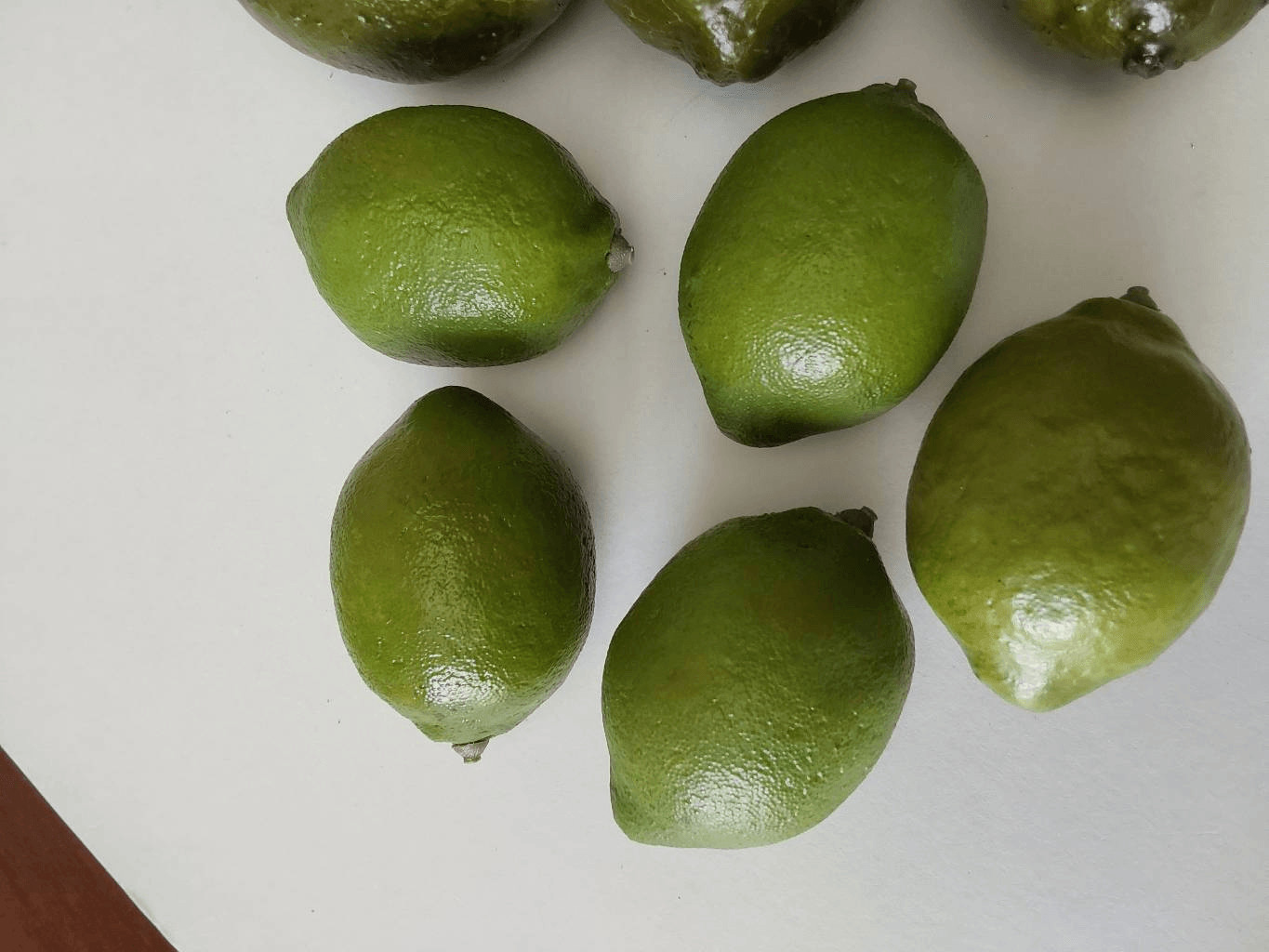 Faux Limes Lot of 13 Artificial Fruit Two sizes