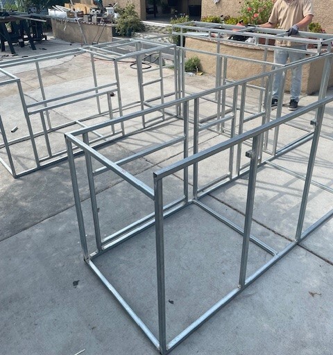 Custom DIY BBQ Island frame kit – any style