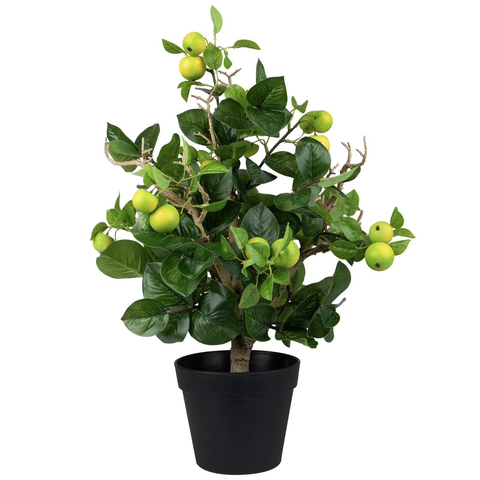 Northlight 23″ Artificial Potted Bonsai-Style Decorative Green Apple Tree